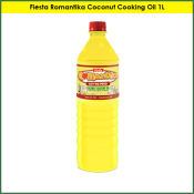 Fiesta Romantika Coconut Cooking Oil 1 Liter | Cooking Oil | Coconut Cooking Oil for Cooking | Coconut Oil | Mantika