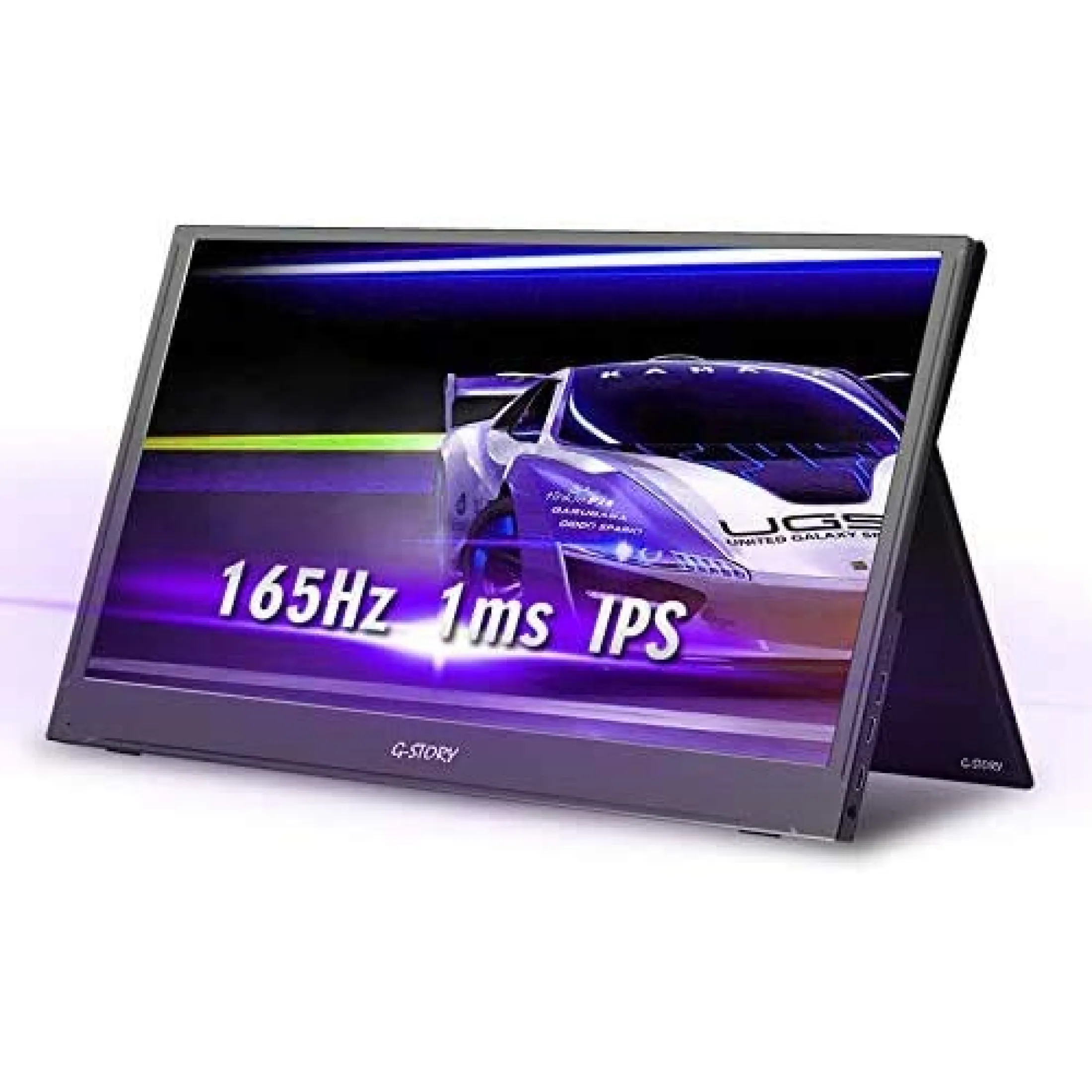 G Story 17 3 165hz Portable Monitor 19 X 1080 Fhd 144hz 1ms Gaming Monitor Ips Screen Portable Monitor External Secondary Display With Type C Hdmi Dp Input For Pc Phone Nintendo Xbox Ps5 Ps4 Ps3