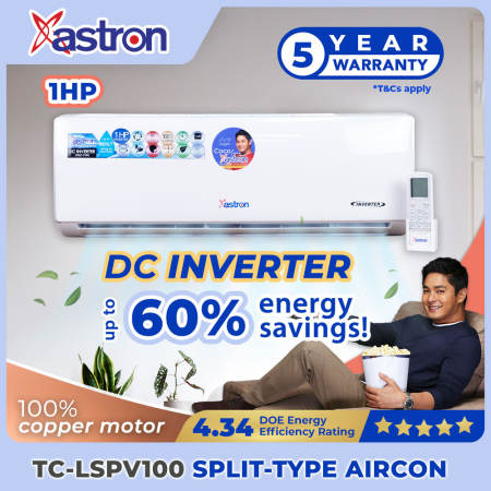 Astron TCLSPV100 1HP Split-Type Inverter Aircon