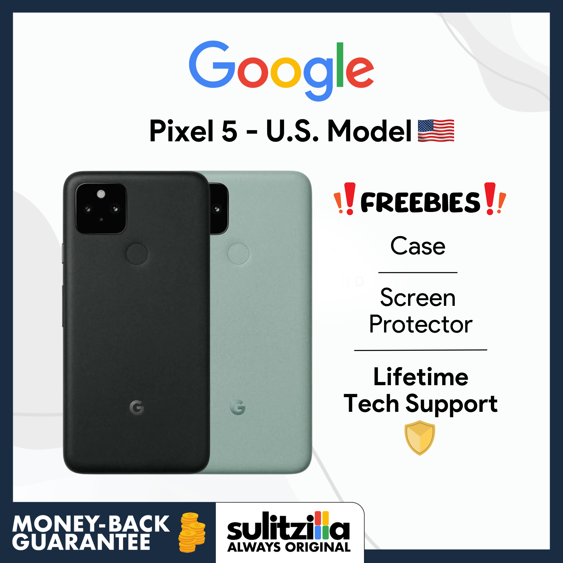Google Pixel 5 - US Model - (128GB) with eSIM