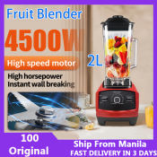 Commercial Electric Blender - Heavy Duty Mixer and Juicer