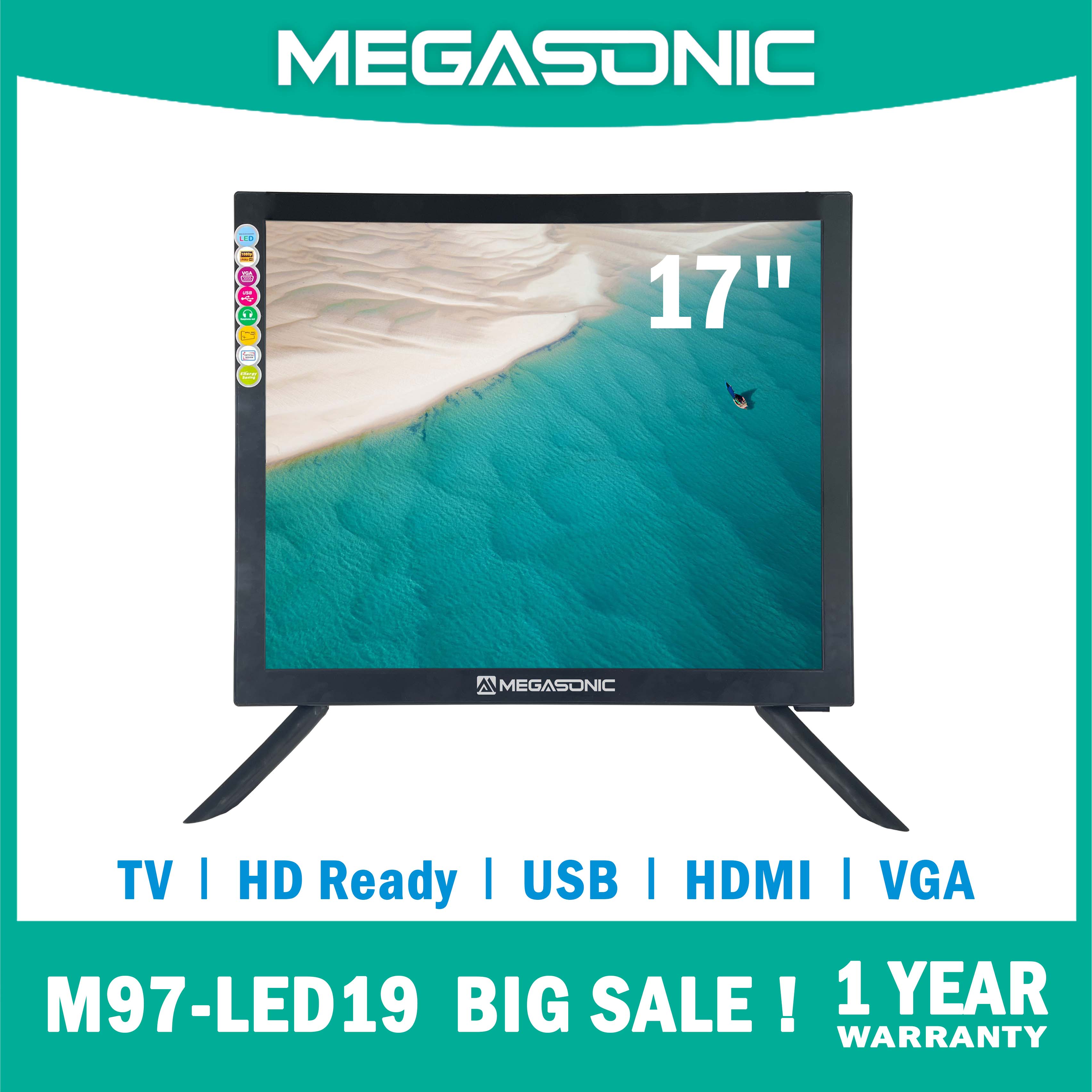 MEGASONIC 17 Inch Full HD LED TV M97 