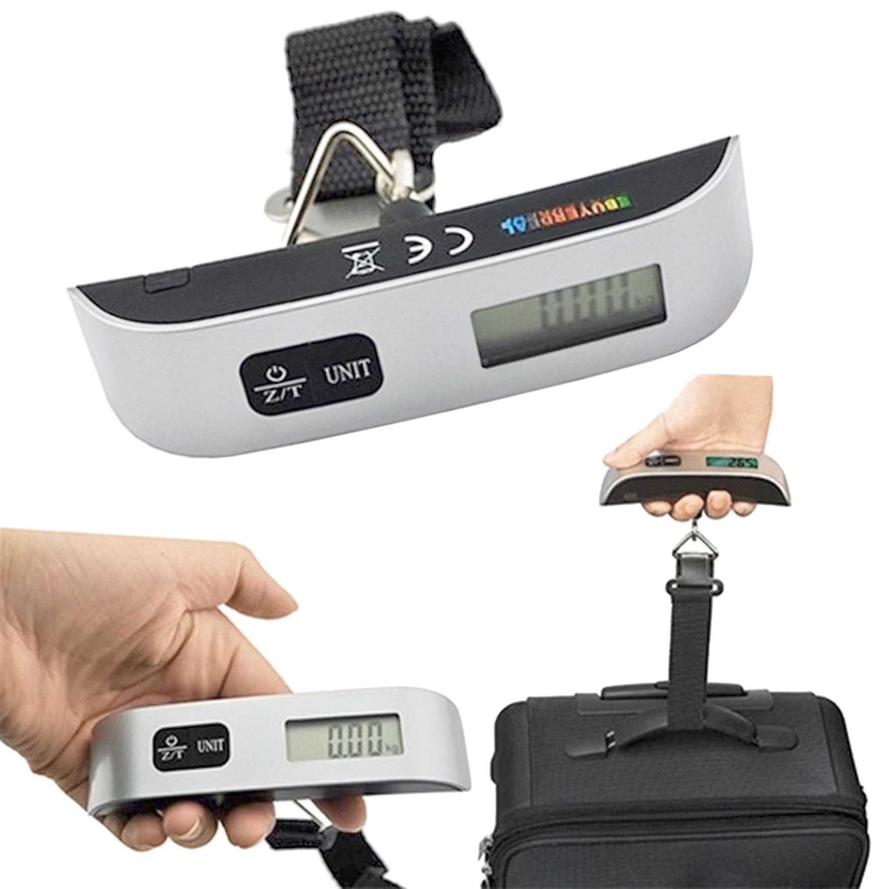BAGAIL Digital Luggage Scale, 110lbs Hanging Baggage Scale with
