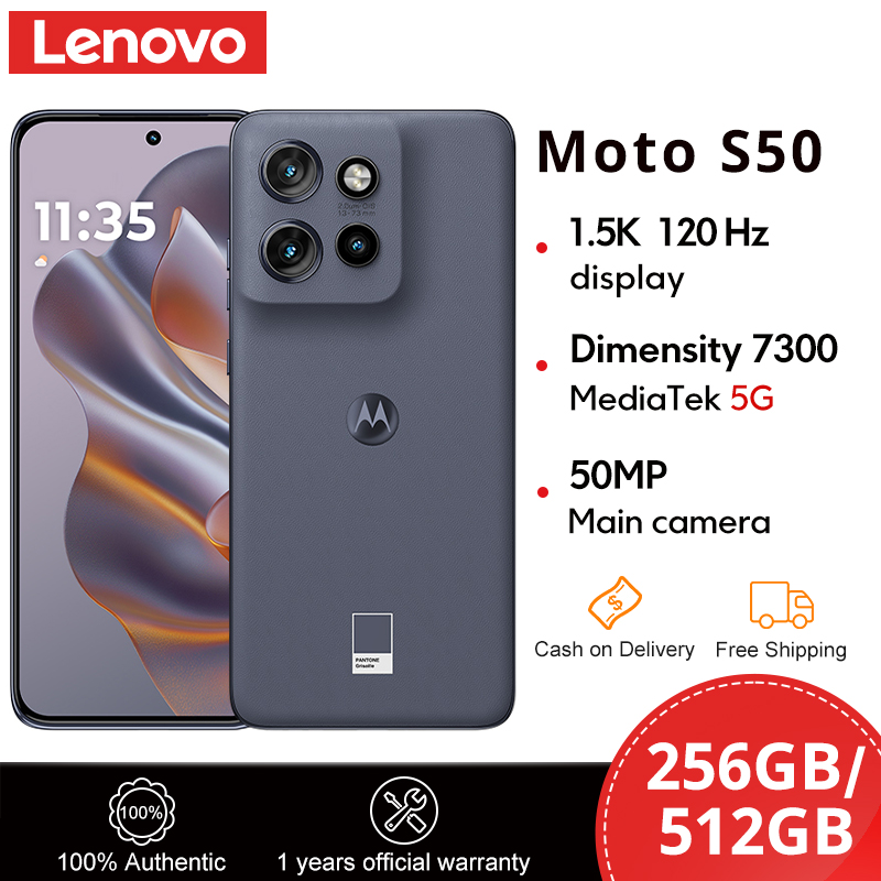 Motorola MOTO S50 Smartphone 5G Original Global ROM Dimensity 7300 6.36 inch POLED 120Hz Screen NFC 12GB 512GB 50MP Camera