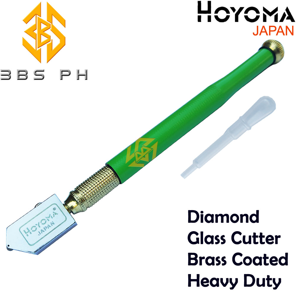 Hoyoma Japan Glass Cutter - Diamond Coated, Heavy Duty