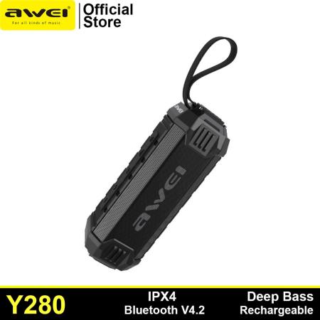 Awei Y280 Waterproof Bluetooth Speaker with Excellent Sound Quality
