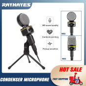 Pro 3.5mm Condenser Mic with Tripod Stand - RAYHAYES