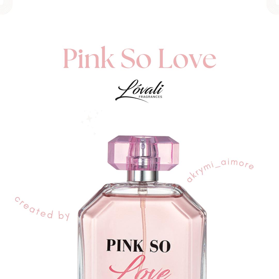 AKRYMI LOVALI Pink so Love 100ml Perfume for Women Scented Scent