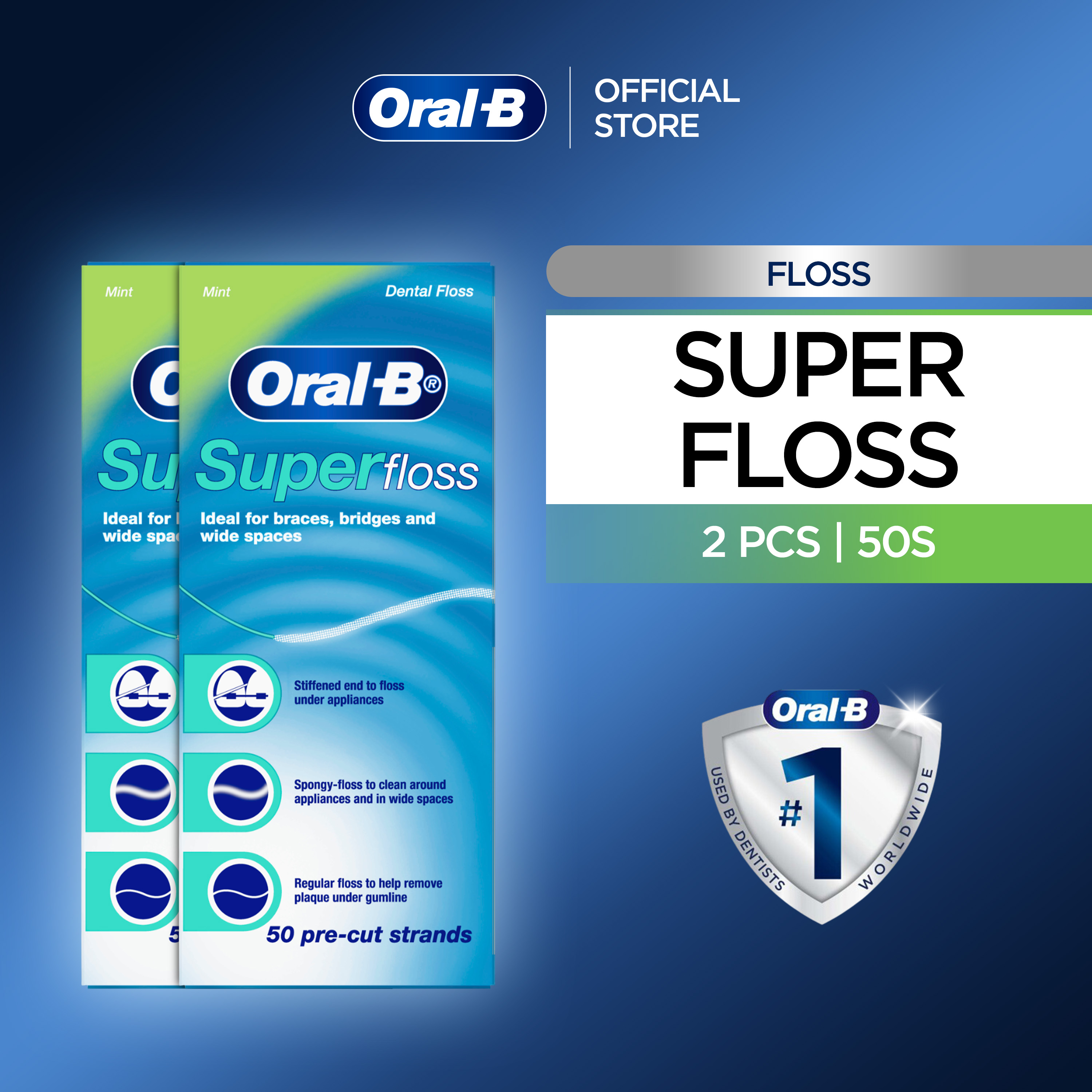 Shop Oral B Dental Super Floss Cheap – Fast Easy Lazada