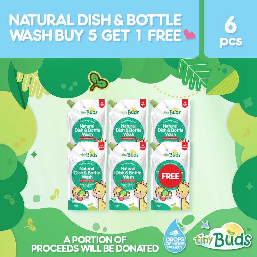 Tiny Buds Natural Dish Wash & Baby Bottle Cleanser Deal