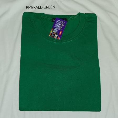 Blue Corner Shirt # Emerald Green Round Neck For Men And Women Originl Hgh Quality Cotton Sizes UP TO 3X 4X 5X