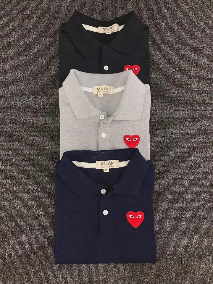 comme de garcons polo shirt