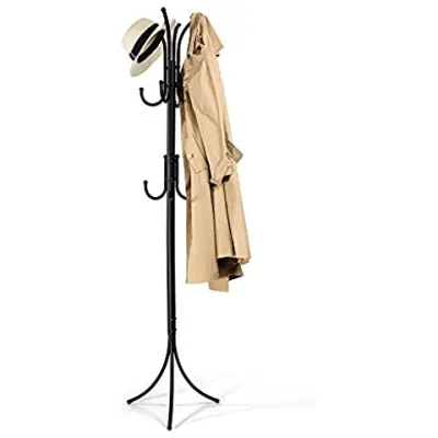 CiCi MART Multi Umbrella Stand Coat Rack Stainless steel Hanging storage clothes rack (3)