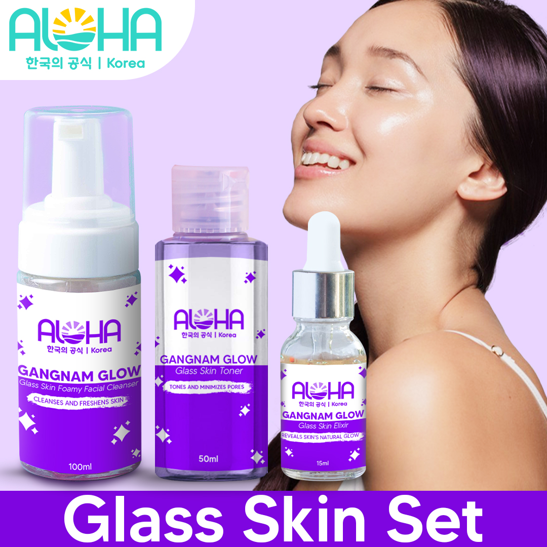 korean glass skin set