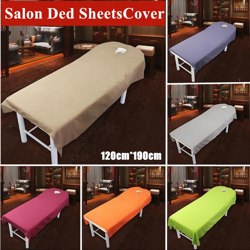 Massage Bed Cover Table Plinth Treatment Couch Sheets With Face Hole