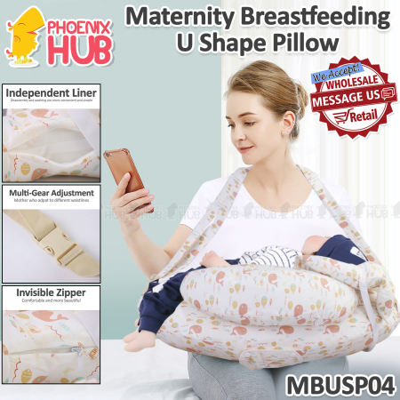 Phoenix Hub Nursing Pillow - U Shape Breastfeeding Cushion