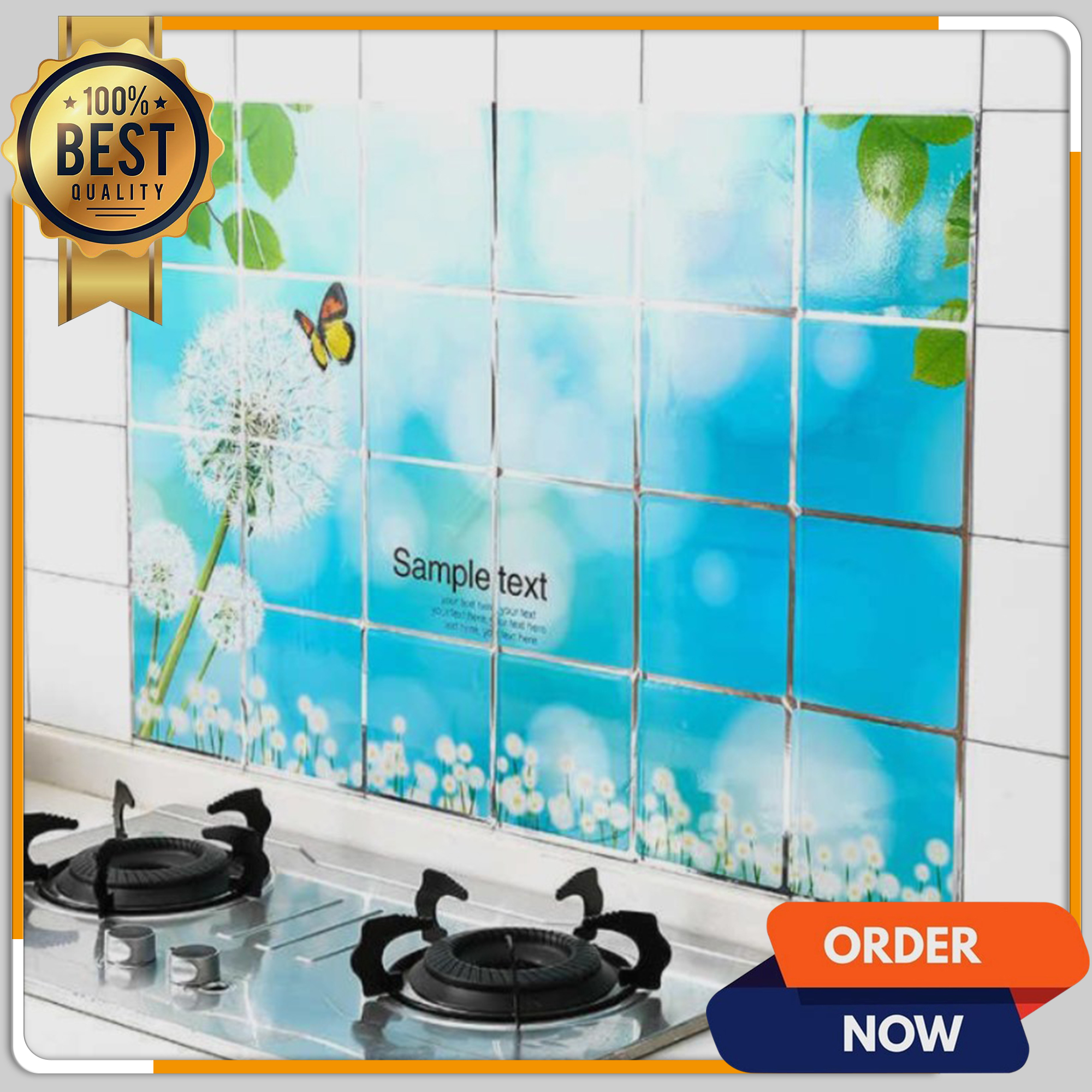 WOLTOP Kitchen Wallpaper SelfAdhesive Kitchen Wallpaper Oil Proof