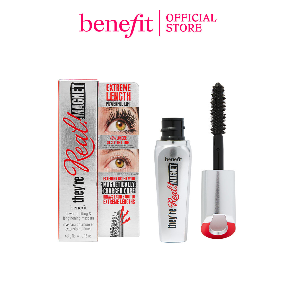 Discount on Benefit  shoes - SKU: Benefit They're Real! Magnet Extreme Lengthening Mascara in Black Mini 4.5g