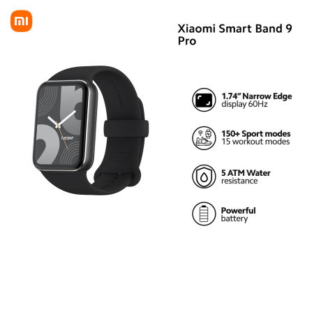 Xiaomi Smart Band 9 Pro 1.74" Display, 5ATM Water Resistant