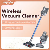 KANAZAWA Cordless Vacuum Cleaner with Mite Removal Head
