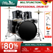 Minsine Adult Drum Set with Free Professional Chair