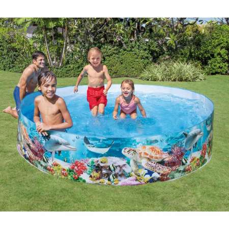 Intex Deep Sea Blue Snap Set Kiddie Pool