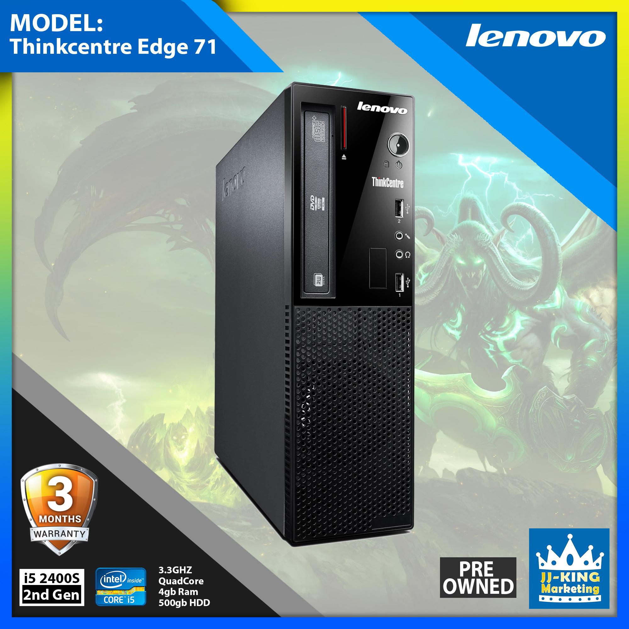 Cpu Slim Type Lenovo Thinkcentre Edge 71 1578 Core I5 2400s 2 5 Ghz 4gb Ram 500gb Hdd Lazada Ph