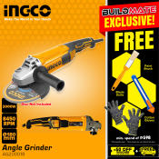 Ingco 1010W Angle Grinder with Variable Speed Polishing