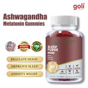 Goli Ashwagandha & Melatonin Gummies: Stress Relief & Sleep