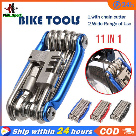 MTB Folding Multi Tool 11 in 1 Bike Repair Kit