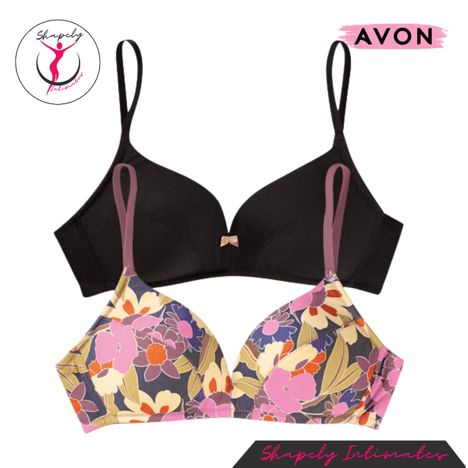 Avon Bra for Women, Underwear for Women - Abi, Aya, Eve, Iya, Jaz, Pau, Zoe  Bra, 1PC Jaz Panty For Women - Shapely Intimates Shop