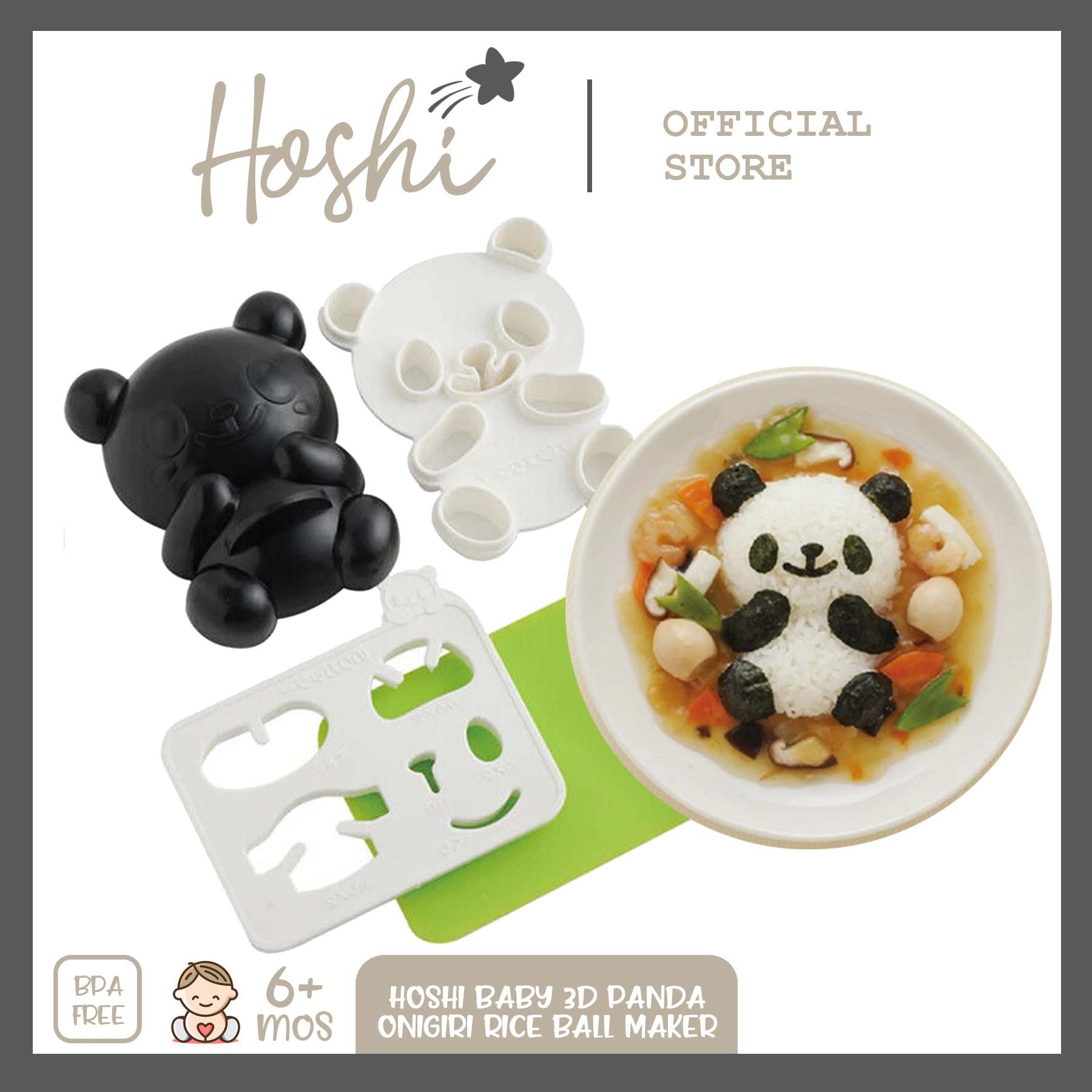 Musubi Mold Zoo Animal Rice Ball Mold Kit With Nori Cutter | 9 Animal