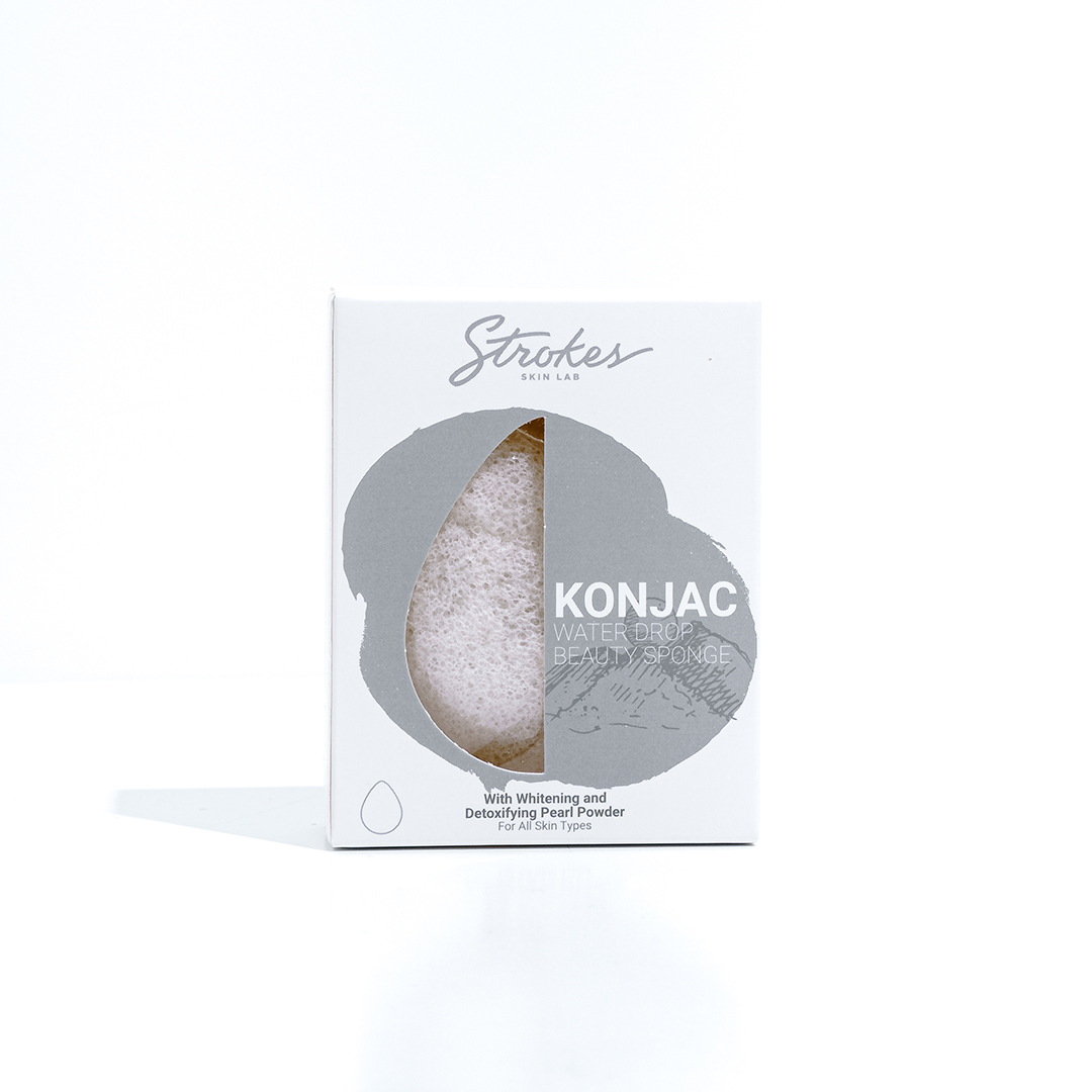 Discount on Strokes Beauty Lab  shoes - SKU: Strokes Konjac Water Drop Beauty Sponge In Whitening & Detoxifying Pearl Powder