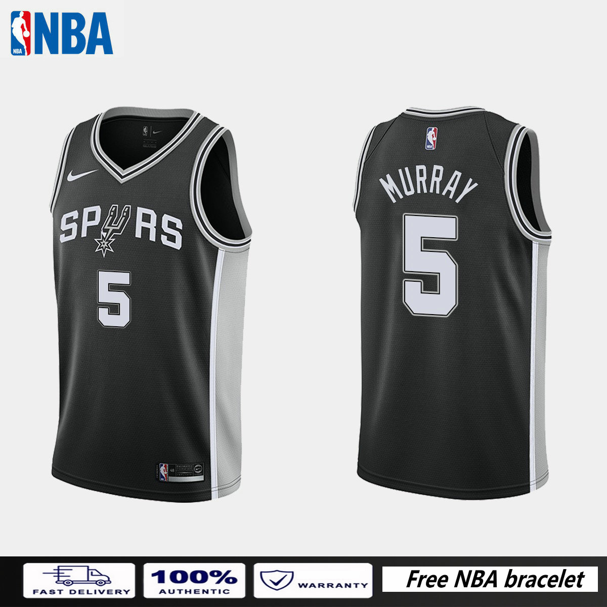 spurs jersey 5