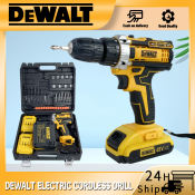 Dewalt 48V Cordless Drill with Impact Function and Accessories