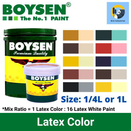 Boysen Latex Paint - Thalo Blue Green 1L