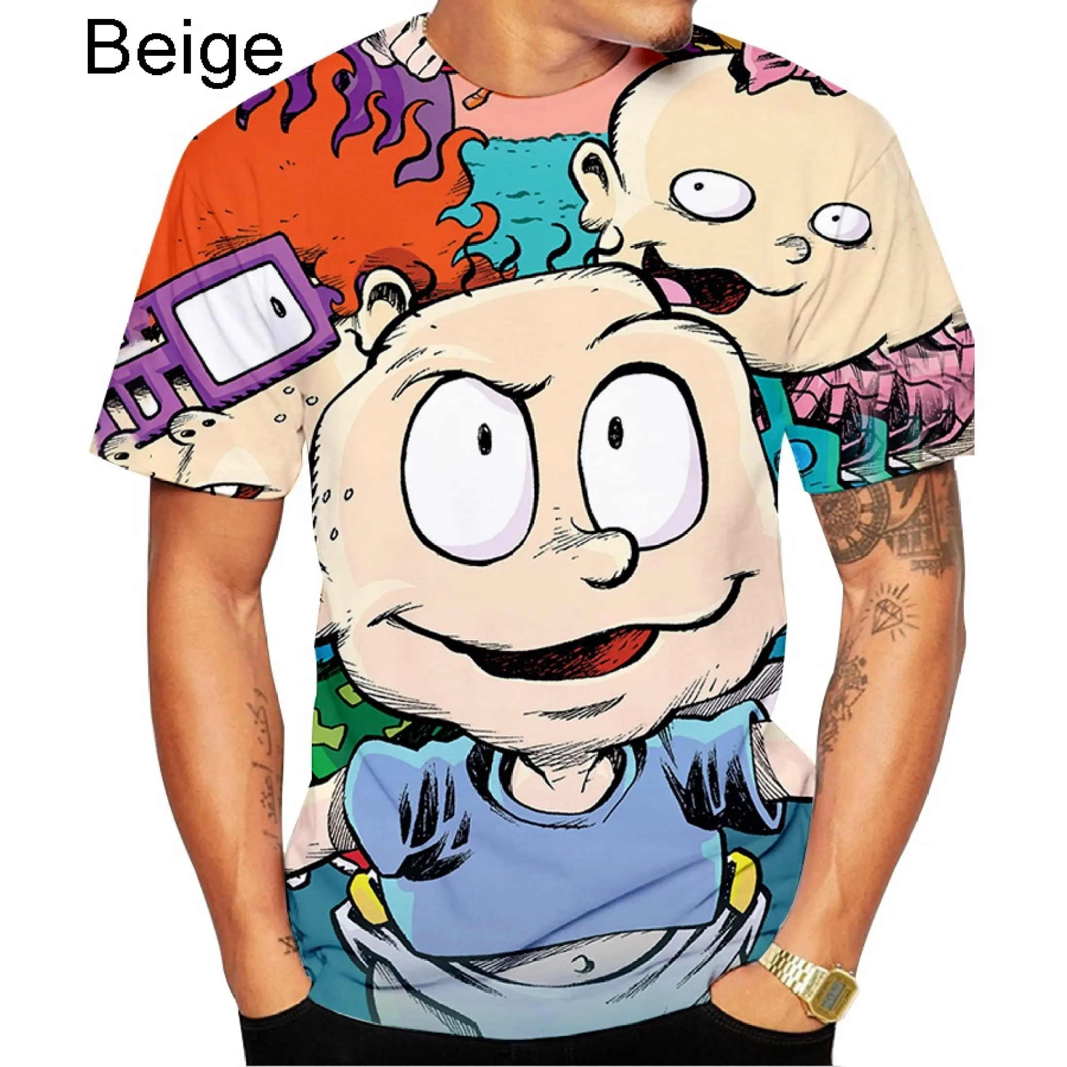 High Quality New Fashion Womens Mens Rugrats In Paris 3d Print Casual T Shirt Lazada Ph