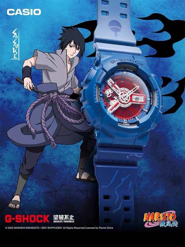 G shock Relógio Naruto Choque Uchiha Sasuke Dos Desenhos Animados Anime LED  Eletrônico Digital Watch Moda Lazer Sports À Prova D'água Presente  Periféricas