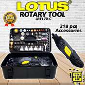 Lotus Rotary Tool with 218 pcs Accessories LRT170C