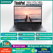 Lenovo ThinkPad T460s T470s T480s Laptop - Ultra-thin 14"FHD / intel Core i5 i7 / 16GB Ram / 512GB 1TB Ssd / Windows11Pro&office / BrandNew Original