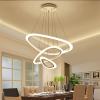 Nordic Tricolor LED Chandelier with Remote Control, Minimalist Design