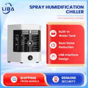 LIBA Mini Desk Fan with Mist and Air Cooling
