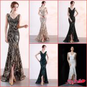 Pang DuDu Elegant Sequin Evening Dress by COD