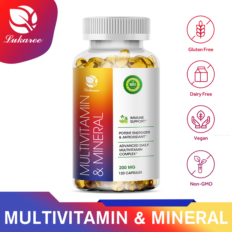 Multivitamin & Minerals Capsules with 15 Essential Vitamins & Minerals To