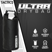 Tactics Ultra Waterproof Sling Bike Backpack - Black