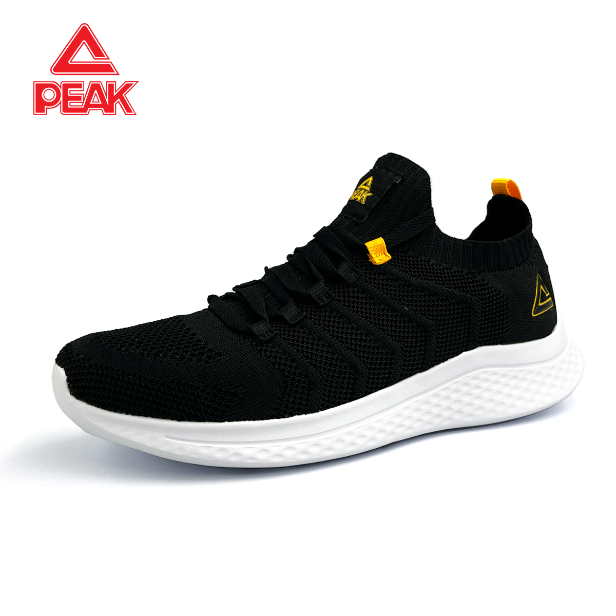 PEAK Men's X-Light Knitted Sports Sneakers with P-Motive Cushioning EW2207H