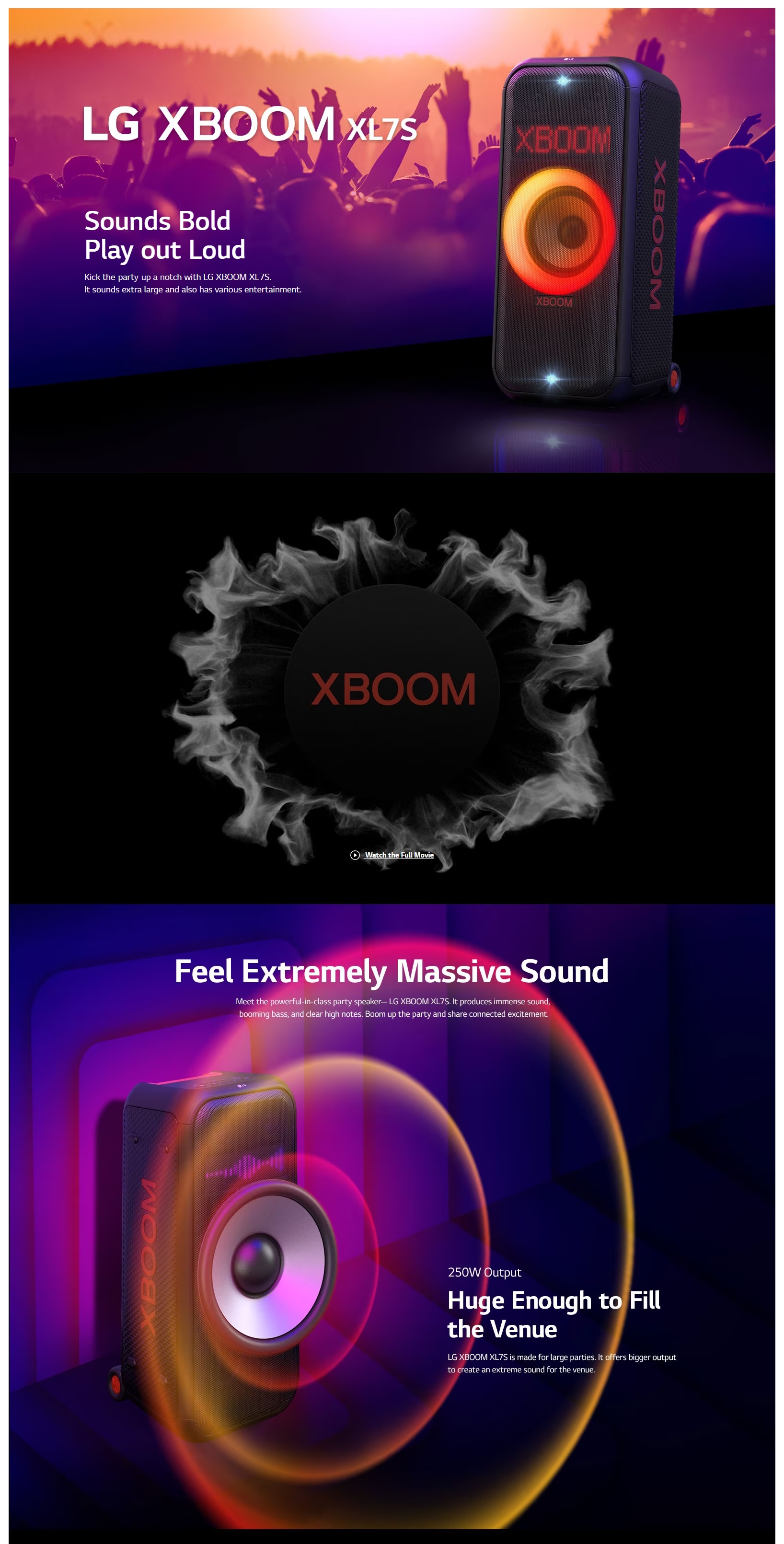 LG XBOOM XL7S Bluetooth Speaker 2.1 Channel | Lazada PH