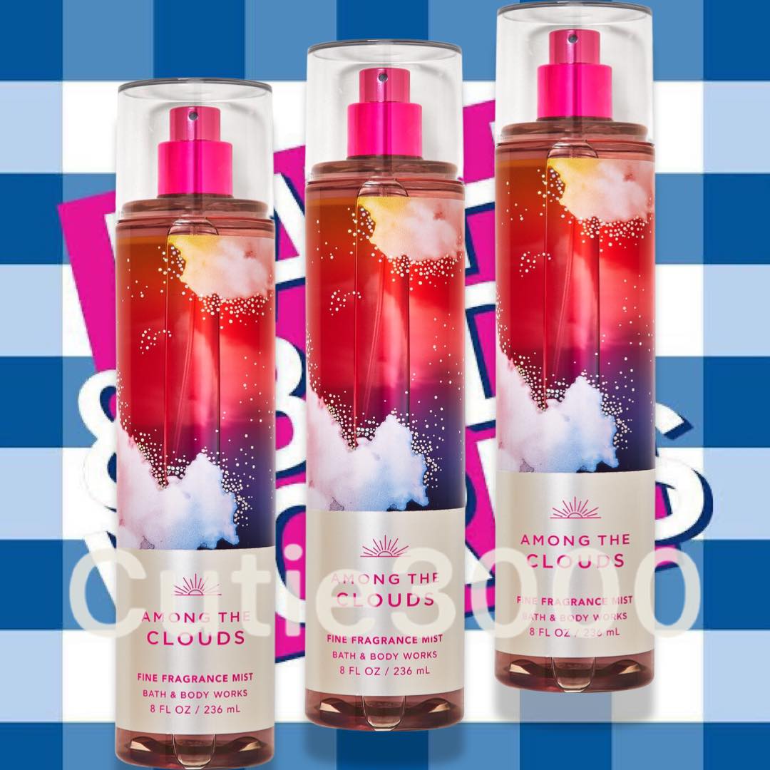 Among the Clouds Bath and Body Works BBW Fine Fragrance Mist 236ml Full  Bottle 100% ORIGINAL AUTHENTIC FROM USA On-Hand Same Day Shipping