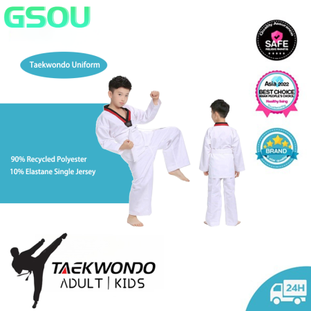 2022 Taekwondo Uniform Set with White Belt - Adult & Children