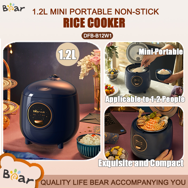 Bear Mini Rice Cooker DFB-B12W1 1.2L